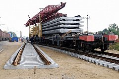 В августе будет построена первая станция железной дороги в обход Украины.