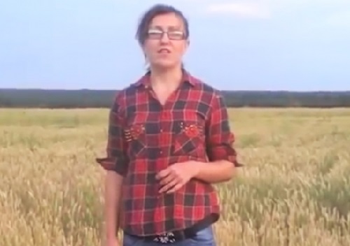 Фермерша из Курска грозит Путину