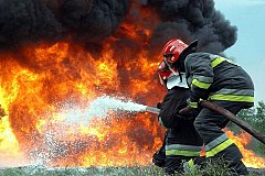 Пожар на нефтепроводе в Пермском крае