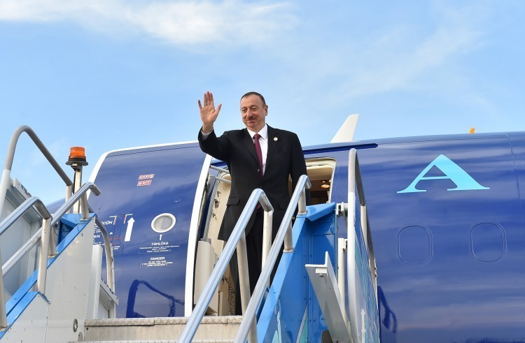 Президент Азербайджана Алиев прибыл в Грузию фото 2