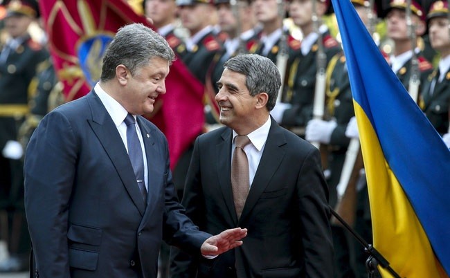 Петр Порошенко и болгарский президент Росен Плевнелиев