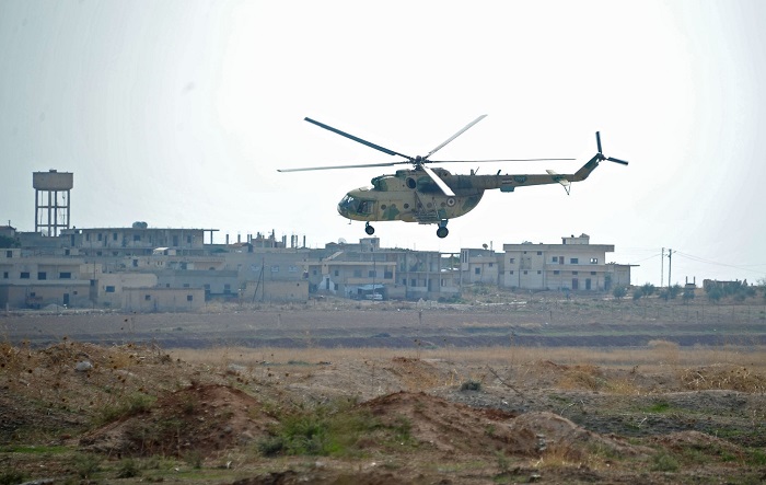 В Сирии при крушении вертолёта погибли два человека