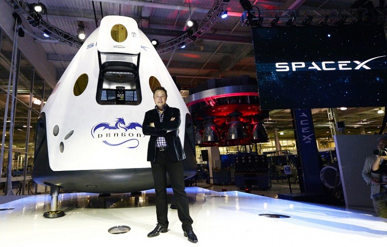 Глава американской аэрокосмической компании SpaceX Илон Маск