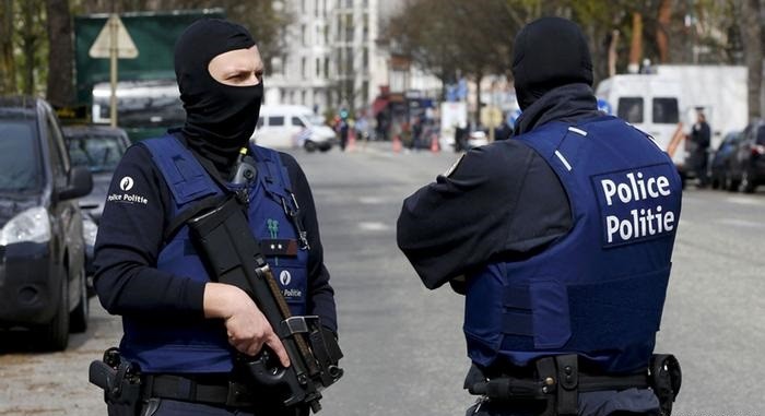 Усиленный полицейский патруль в Брюсселе. Архивное фото