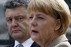 Порошенко потерял контроль над собой и накричал на Меркель