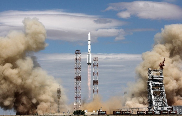 Запуск ракеты-носителя  «Протон»
