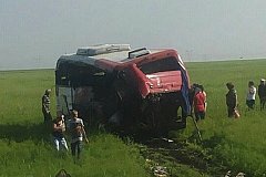В аварии в Казахстане погибли двое россиян