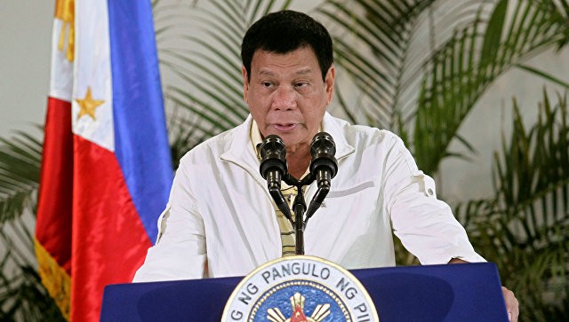 Президент Филиппин Родриго Дутерте. Фото:  ria.ru
