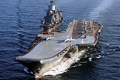 Авианосец «Адмирал Кузнецов» направлен к сирийскому побережью