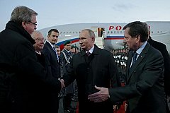 Президент России прибыл в Берлин на встречу «нормандской четверки»