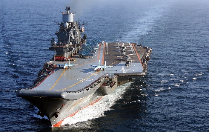 Авианосец «Адмирал Кузнецов». Фото:  militaryarms.ru