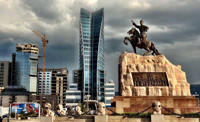 Центр столицы Моголии Улан-Батора. Фото:  krasivye-mesta.ru
