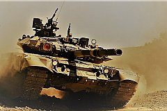 Русский Т-90, проверка боем. Сирия.