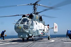 Морская авиация России пополнилась модернизированными палубными вертолетами Ка-27М