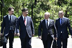 Путин и Си Цзиньпин встретились на форуме «Один пояс — один путь»