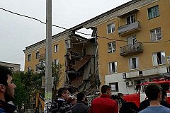 Мощный взрыв разрушил часть жилого дома в Волгограде