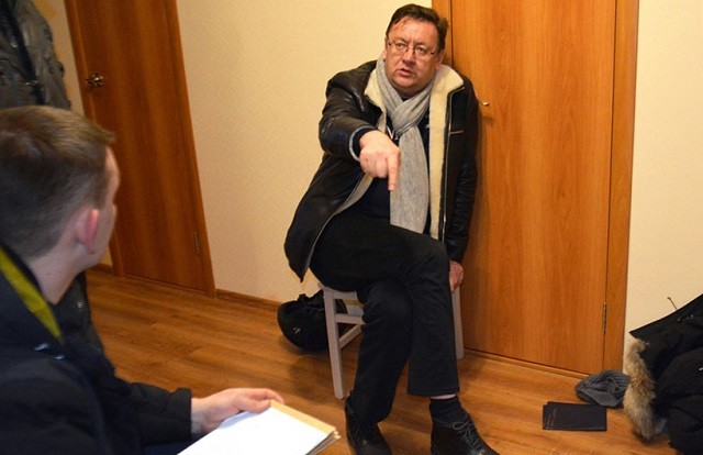 Министр сельского хозяйства Забайкалья Михаил Кузьминов во время задержания. Фото: НТВ