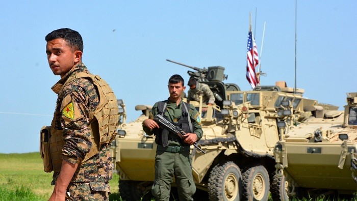 Патруль курдов и американцев в Сирии. Архивное фото: mintpressnews.com