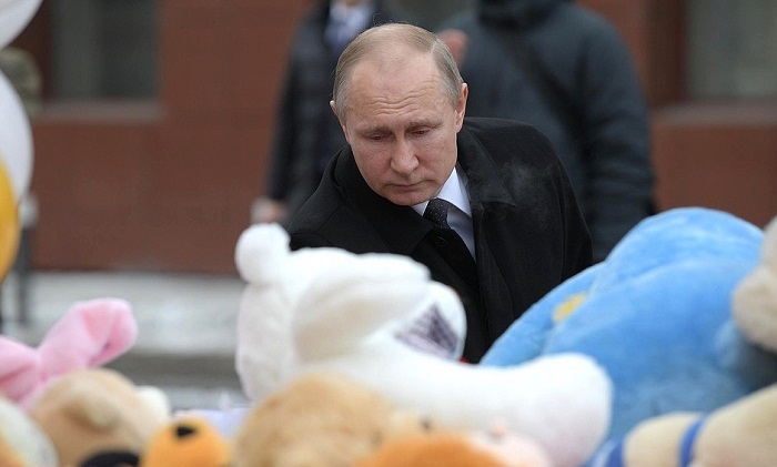 Путин прибыл в Кемерово