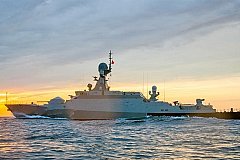 Новейший ракетный корабль войдет в состав ВМФ России