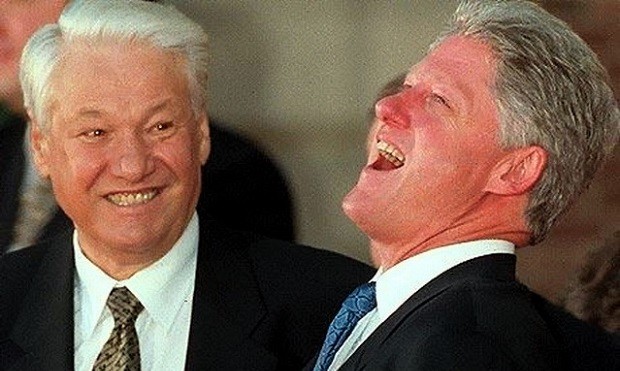 Борис Ельцин и Билл Клинтон. Фото: liveinternet.ru