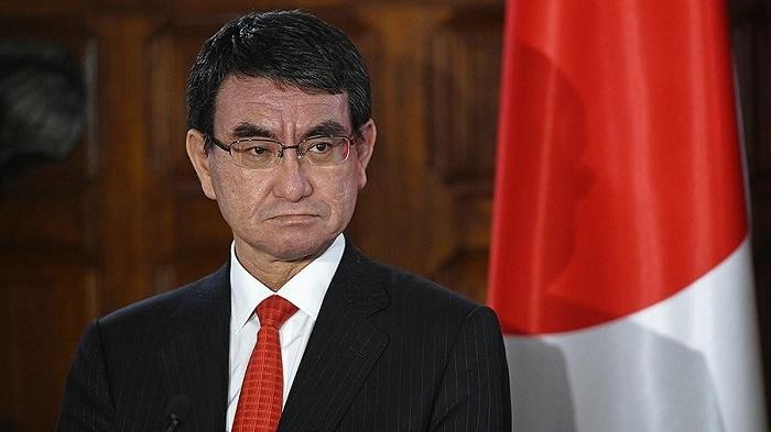Министр иностранных дел Японии Таро Коно. Фото: relrus.ru