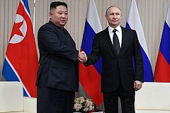 Путин встретился с Ким Чен Ыном на острове Русский