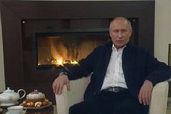 Путин поздравил сограждан с пасхой.