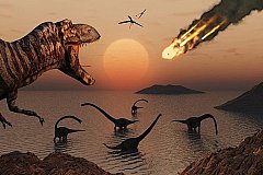 Огненный метеор, погубивший динозавров, ударил под «смертельным» углом.