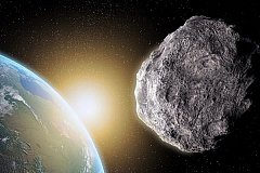К Земле летит огромный астероид.