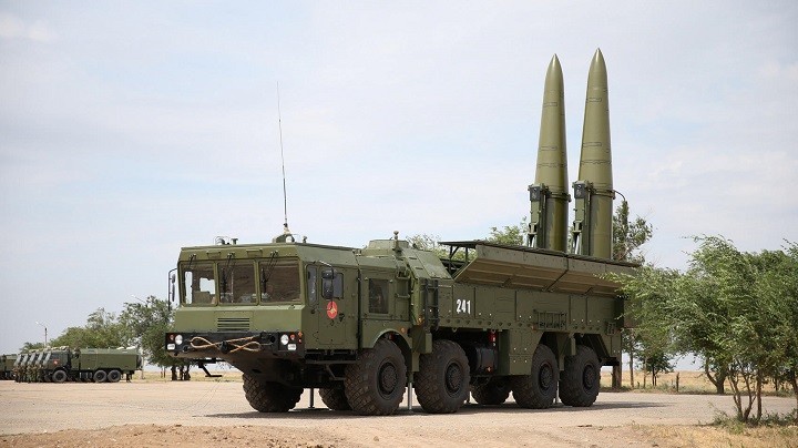 Оперативно-тактический ракетный комплекс «Искандер».