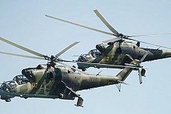 Вертолеты российских миротворцев уже на боевом дежурстве в Карабахе